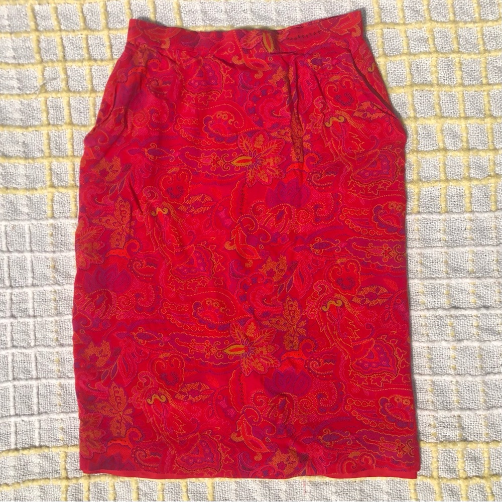 Paisley Pin Skirt